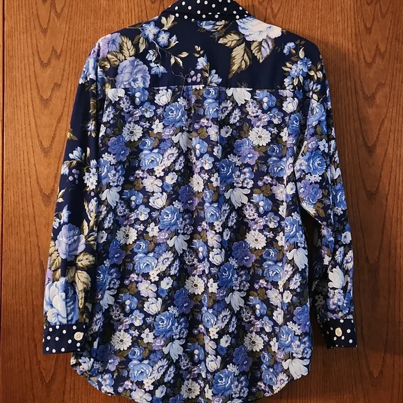 Vintage Cafe LaVie Misses blouse - appr Size XL (16/18)  Bust 44" - Picture 4 of 4